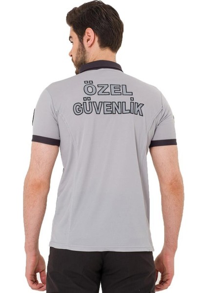 Özel Güvenlik Tişört, Gri, Kısa Kollu (39E531) Yeni Yasaya Uygun