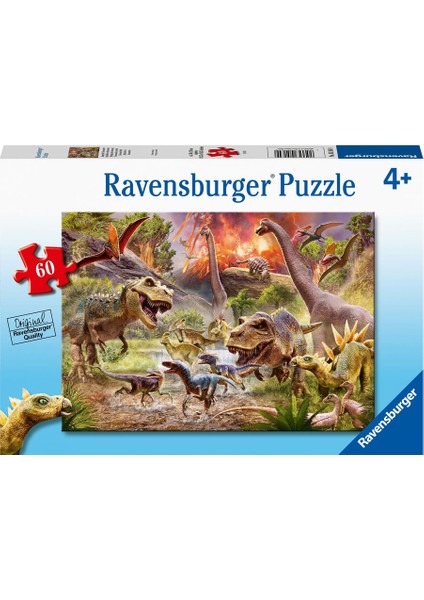 Çocuk Puzzle 60 Parça Dinozorlar 51649