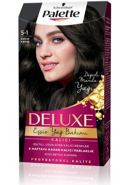 Deluxe Saç Boyası 5-1 Soğuk Kahve X 2 Adet fırsatları