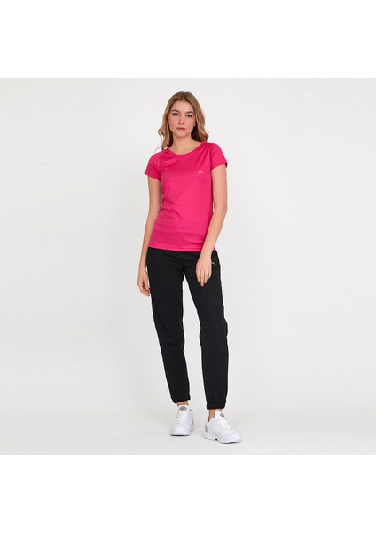 RELAX IN Kadın Slim Fit Tişört Fuşya indirimleri