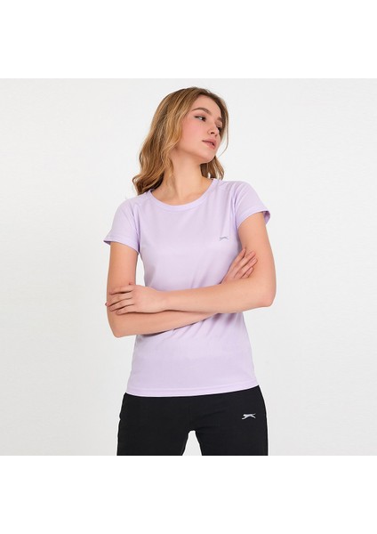 RELAX IN Kadın Slim Fit Tişört Mor fiyatları