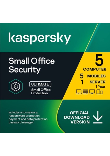 Small Office Security 1 Server 5 Pc 5 Mobil 1 Yıl 2022TR