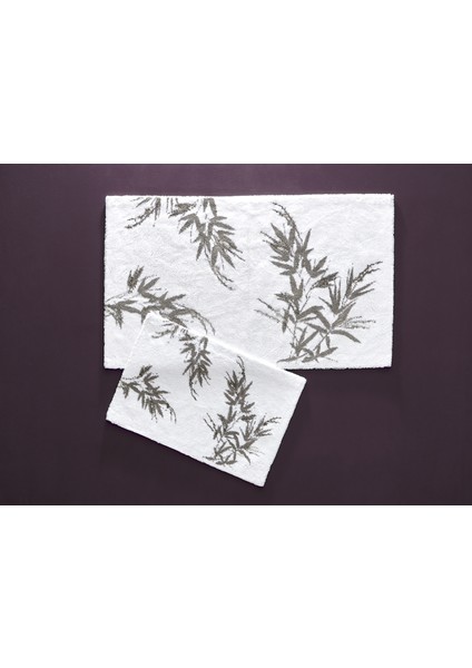 Aloe Pamuklu Paspas Seti 2'li Gri