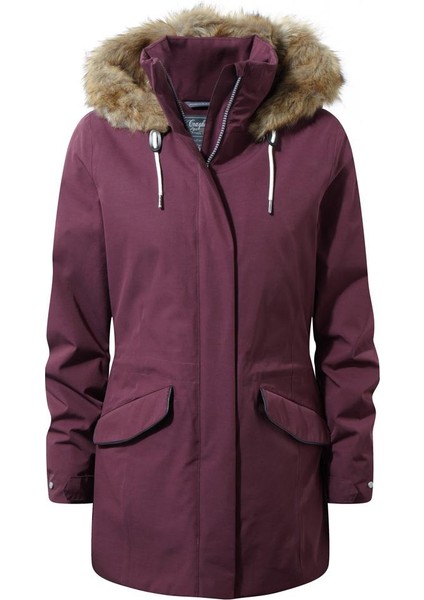 Josefine Kadın Parka Ceket-Bordo