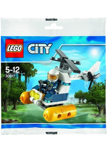 City 30311 Swamp Polis Helikopter Mini Set