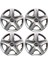 Kırılmaz Volkswagen Fox 16'' Inç Jant Kapağı 4 Adet 1 Takım 2