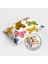 Colorful Teddy Bear 3D Pamuk Saten Bebek Nevresim Takımı 3
