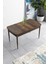 Concept Han Serisi 70 x 114 cm Açılabilir Mdf Mutfak Masa Takımı Barok Ahşap Desen Masa ve 4 Sandalye 2