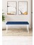 Concept Zen Serisi Bench'li 80 x 132 cm Açılabilir Mdf Mutfak Masası Takımı Beyaz Masa 3