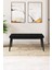 Concept Zen Serisi Bench'li 80 x 132 cm Açılabilir Mdf Mutfak Masası Takımı Siyah Mermer Desen 3