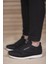 Siyah Beyaz Krep Erkek Sneaker 00121057 3