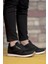 Siyah Beyaz Krep Erkek Sneaker 00121057 5