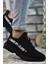 Siyah Beyaz Erkek Sneaker 0012SANTO 1