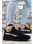 Siyah Beyaz Erkek Sneaker 0012SANTO 4