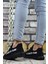 Siyah Beyaz Erkek Sneaker 0012SANTO 5