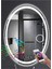 40 x 60 cm Bluetoothlu Makyaj Aynalı Buğu Yapmayan Ledli Elips Banyo Aynası 3