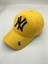 Gabardin Sarı Siyah New York Yankees Baskılı Şapka 5