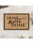 Home Sweet Home Dijital Baskılı 50 x 70 Cm. Dekoratif Çok Amaçlı Iç ve Dış Kapı Paspası 1