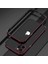 Apple iPhone 12 Pro Max Için Kamera Korumalı Metal Telefon Kılıfı - Siyah/kırmızı (Yurt Dışından) 2