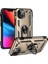 Apple iPhone 13 Mini Için Döner Halkalı Pc + Tpu Darbeye Dayanıklı Hibrit Kılıf - Altın (Yurt Dışından) 1