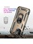 Apple iPhone 13 Mini Için Döner Halkalı Pc + Tpu Darbeye Dayanıklı Hibrit Kılıf - Altın (Yurt Dışından) 4
