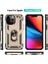 Apple iPhone 13 Pro Max Için Döner Halkalı Pc + Tpu Darbeye Dayanıklı Hibrit Kılıf - Altın (Yurt Dışından) 5