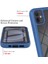 Apple iPhone 12 Mini 5.4 Inç Uyumlu Pet Ekran Koruyuculu Pc + Tpu Hibrit Telefon Kılıfı - Koyu Mavi (Yurt Dışından) 5