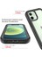Apple iPhone 12 Mini 5.4 Inç Uyumlu Pet Ekran Koruyuculu Pc + Tpu Hibrit Telefon Kılıfı - Mor (Yurt Dışından) 5