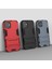 Apple iPhone 12 Mini 5.4 Inç Uyumlu Plastik + Tpu Hibrit Standlı Telefon Kılıfı - Siyah (Yurt Dışından) 2