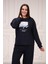 Kolu Şeritli Büyük Beden Pijama Takım 4