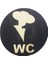 Ağaç Bay Bayan Wc Yazısı 3 Lü Takım (Çap 14 cm - Kalınlık 8 Mm) 3