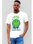 Hayata Gülümse Beyaz Kısa Kollu Erkek T-Shirt 1