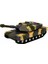Sesli ve Işıklı Askeri Tank 27 cm 27073 Yeşil 1