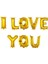 I Love You Gold Set Balon 1