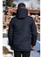 Erkek Kapüşonlu, Polar Astarlı, Kışlık Mont & Kaban & Parka 2