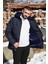 Erkek Kapüşonlu, Polar Astarlı, Kışlık Mont & Kaban & Parka 4