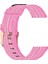 Yumuşak Naylon Akıllı Izle Için 18MM Bilek Kayışı Watch Band Su Geçirmez Pembe(Yurt Dışından) 2