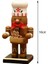 Ahşap Fındıkkıran Bebek Noel Süsler 16 cm Çocuk Oyuncakları Parti Ofis Gingerbread Adam Için 2