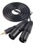 3,5 mm (1/8 Inç) Mini Trs Dual Xlr 3 Pin Erkek Fiş Y Splitter Kablosu 2
