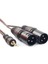 3,5 mm (1/8 Inç) Mini Trs Dual Xlr 3 Pin Erkek Fiş Y Splitter Kablosu 3