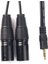 3,5 mm (1/8 Inç) Mini Trs Dual Xlr 3 Pin Erkek Fiş Y Splitter Kablosu 5