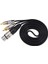 Rca Erkek Xlr 3 Pin Kadın Ses Kablosu Y-Splitter Konnektör 1.5m 3