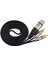 Rca Erkek Xlr 3 Pin Kadın Ses Kablosu Y-Splitter Konnektör 1.5m 5