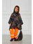 Çocuk Unisex Kamuflaj Yağmurluk 2