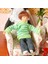 1/12 Dollhouse Mini Porselen Bebek Kahverengi Saç Green Sweater Küçük Çocuk (Yurt Dışından) 2