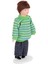 1/12 Dollhouse Mini Porselen Bebek Kahverengi Saç Green Sweater Küçük Çocuk (Yurt Dışından) 4