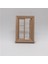 1/12 Dollhouse Minyatür Dekor Hollow Ekran Çift Kapı + Pencere Boyasız (Yurt Dışından) 4