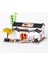 Minyatür Dollhouse Mobilya Kiti ile LED Işık Ahşap 3D Bulmacalar Kızlar Için (Yurt Dışından) 3