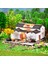 Minyatür Dollhouse Mobilya Kiti ile LED Işık Ahşap 3D Bulmacalar Kızlar Için (Yurt Dışından) 5
