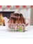 Vintage Stil Porselen Çaydanlık Dollhouse Masa Dekor Için Kapaklı 1/12 Ölçekli (Yurt Dışından) 4